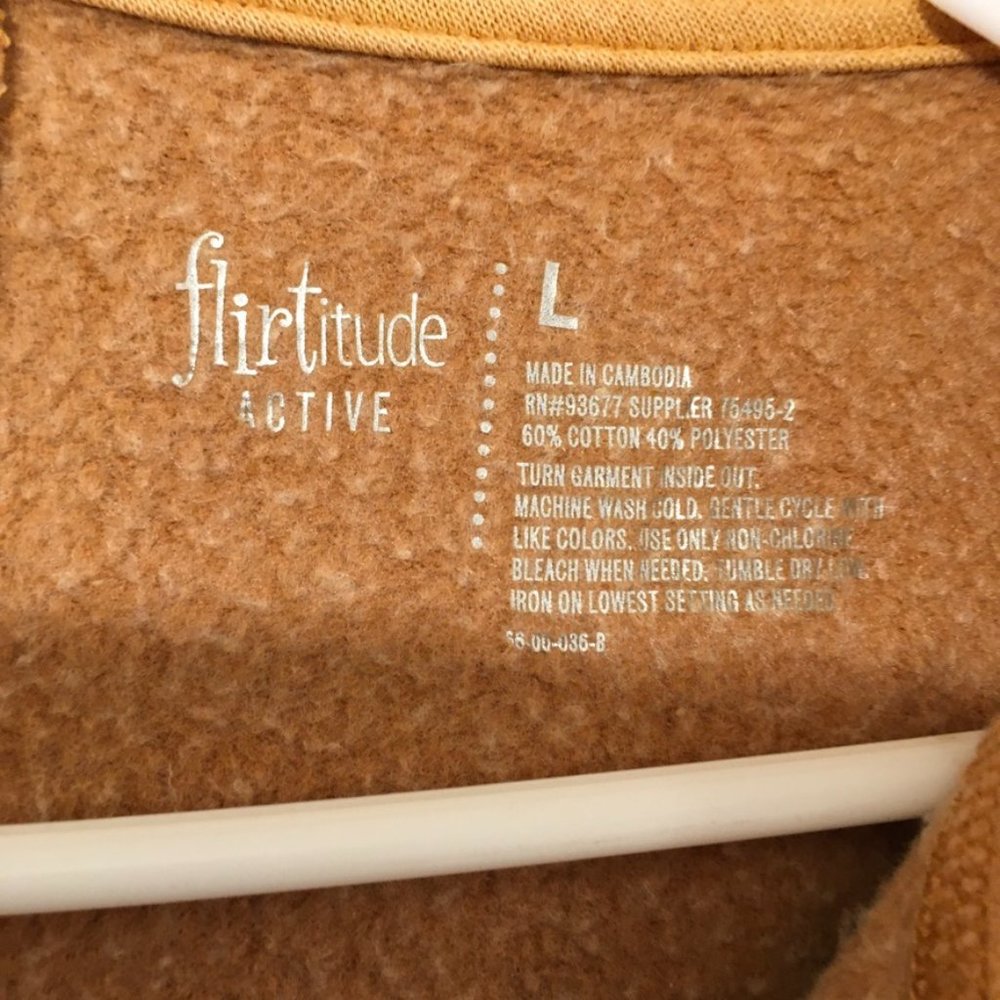 Flirtitude Cropped Zipper Hoodie - Picture 7 of 7